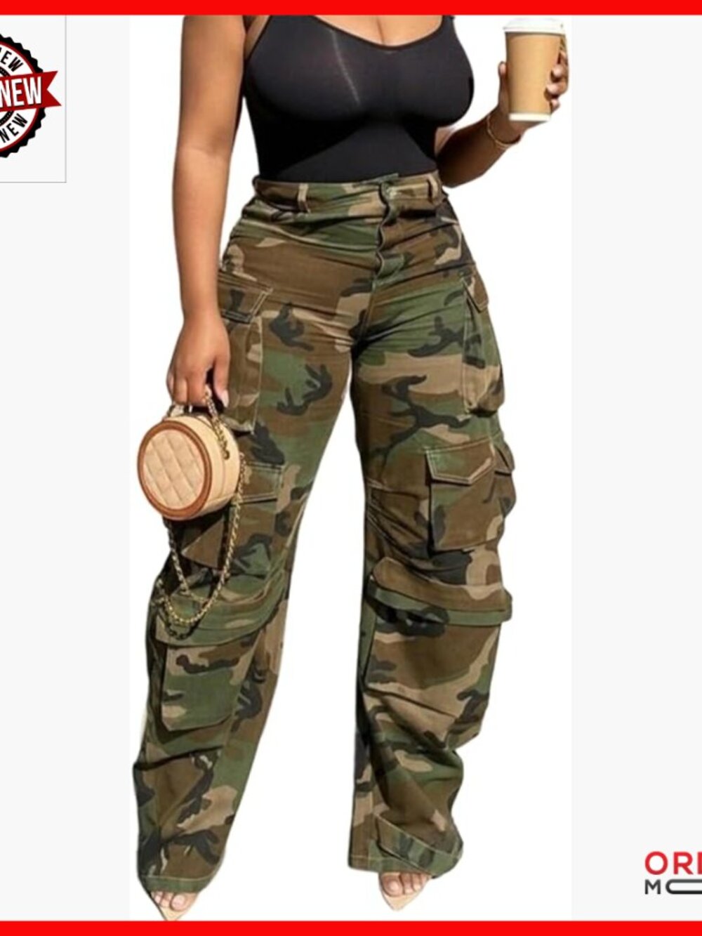 Baggy Cargo Jeans Women's Y2K Streetwear Denim Pants with Pockets